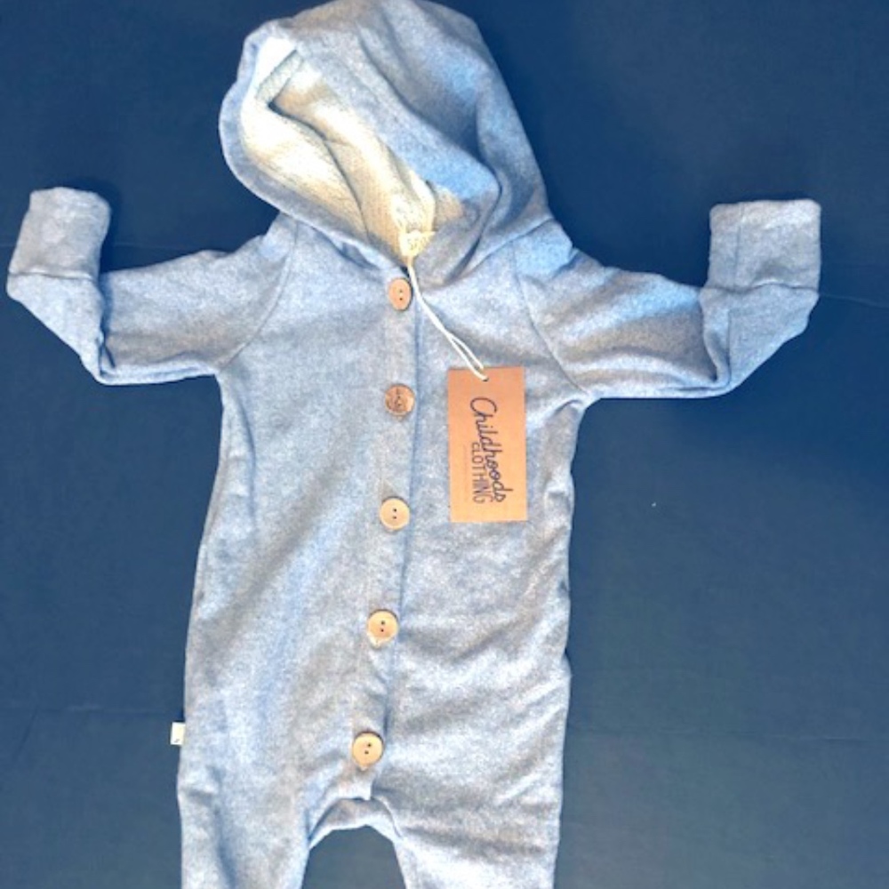 Childhoods Hooded Romper NWT 6-12months